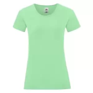 Fruit of the Loom Womens/Ladies Iconic T-Shirt (S) (Neo Mint)