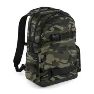 BageBase Old School Board Pack Bag (One Size) (Jungle Camo)