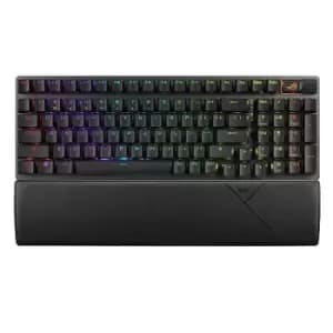 Asus ROG STRIX SCOPE II 96 Wireless Mechanical RGB Gaming Keyboard 96% Layout Streamer Hotkeys Multifunction Controls Sound-Dampening