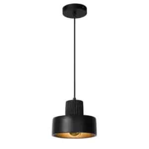 Ophelia Modern Pendant Light - Ø20cm - 1xE27 - Black