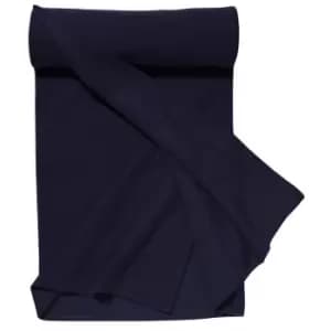 SOLS Plaid Pill Resistant Fleece Blanket (ONE) (French Navy)