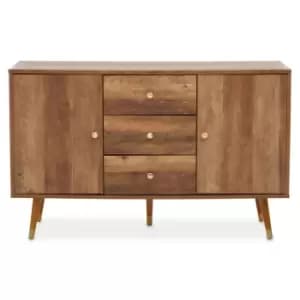 Interiors By Ph 3 Drawer Sideboard Wood Veneer