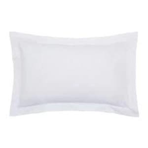 Bedeck of Belfast White Pima Cotton 200 Thread Count 'Nika' Oxford Pillow Case