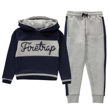 Firetrap 2 Piece Jog Set Infant Boys - Navy/Blue