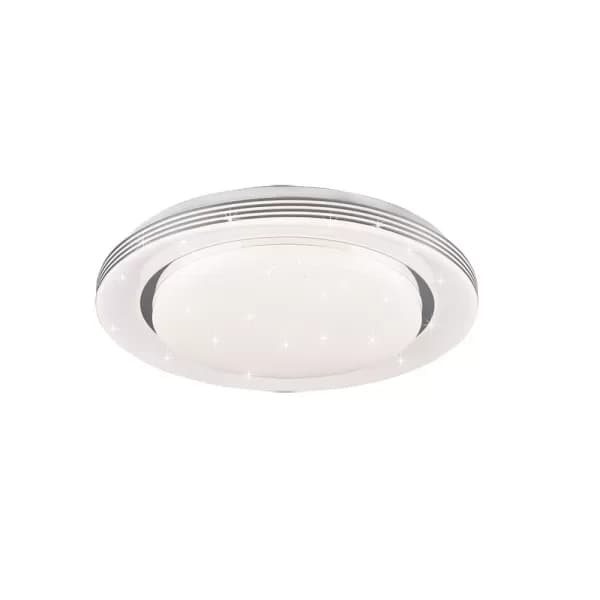 Atria Modern 38cm Decorative Flush Ceiling Light White 3000-6000K Remote control