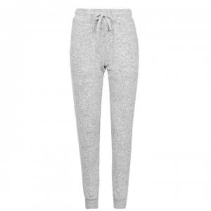 Golddigga Soft Fleece Joggers Ladies - Grey Marl