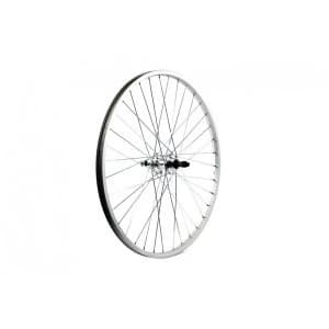 Wilkinson Wheel Alloy 26 x 1.75 MTB Silver Double Wall Q/R Disc Freewheel Rear