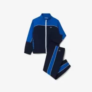 Boys' Lacoste SPORT Colour-block Tracksuit Size 10 yrs Navy Blue / Blue