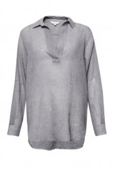 French Connection Stamos Patterned Top Grey