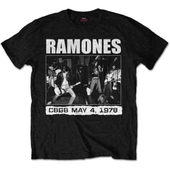 Ramones - CBGB 1978 Unisex Medium T-Shirt - Black