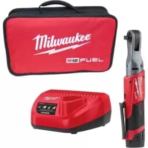 Milwaukee M12 FHIR38-201B 12V Fuel Cordless Impact Wrench with 1x 2.0Ah Batteries