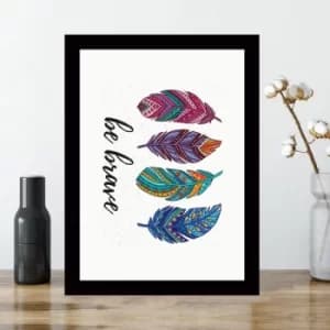 SC453355804 Multicolor Decorative Framed MDF Painting