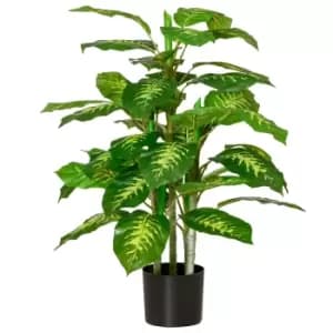 Homcom Artificial Evergreen Tree Fake Plant In Pot Indoor Outdoor Decor 95Cm