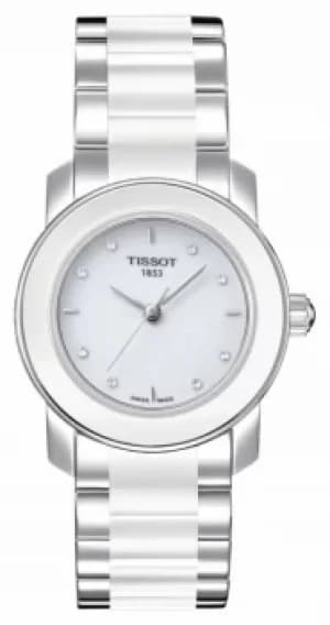 Tissot Womens Cera 28mm Diamond Set T0642102201600 Watch