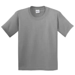 Gildan Youth Unisex Heavy Cotton T-Shirt (L) (Sport Grey)