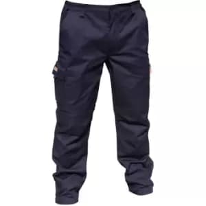 Result Mens Stretch Work Trousers / Pants (32 Inch Leg Length) (44“) (Navy Blue) - Navy Blue