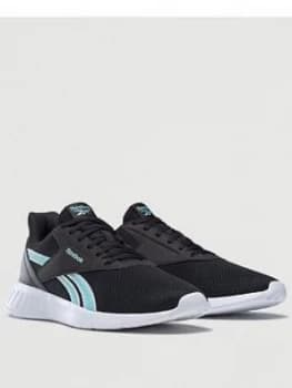 Reebok Lite 2.0, Black/White, Size 3.5, Women