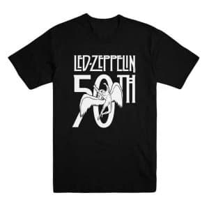 Led Zeppelin - 50th Anniversary Mens X-Large T-Shirt - Black