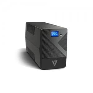V7 UPS 600VA Desktop UPS with 6 Outlets Touch LCD (UPS1P600E)