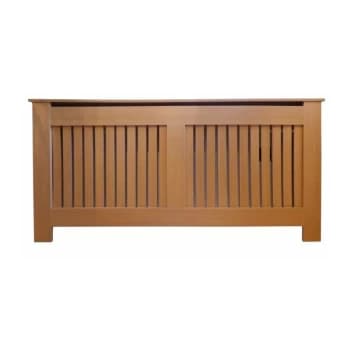 Jack Stonehouse - Vertical Slat Oak Radiator Cover - X-Large - Oak