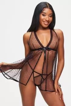 The Mesmerising Crotchless Babydoll Set