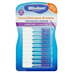 Wisdom Clean Between Large Interdental Brushes 20Pcs