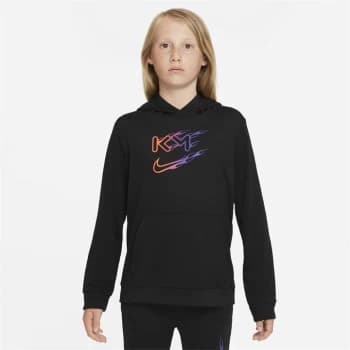 Nike Dri-FIT Kylian Mbappe Hoodie Junior - Black/Pink