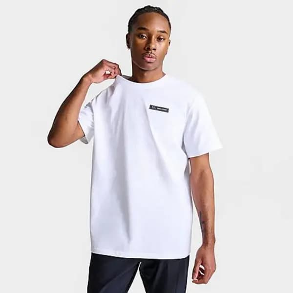 Mens Under Armour UA Heavyweight Armour Label T-Shirt