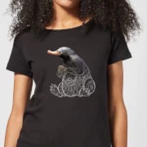 Fantastic Beasts Tribal Niffler Womens T-Shirt - Black