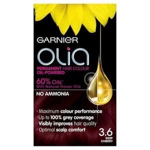 Garnier Olia 3.6 Deep Cherry Red Permanent Hair Dye Red