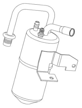 NRF 33217 Air Conditioning Dryer OE 1148792,1148792,1148935,1209041,2S6H19E647AA