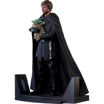 Gentle Giant The Mandalorian Premier Collection Statue - Like Skywalker & Grogu