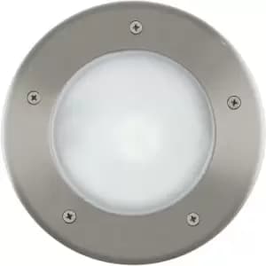 Netlighting Riga 1 Light Outdoor Ground Light Stainless Steel IP44, E27