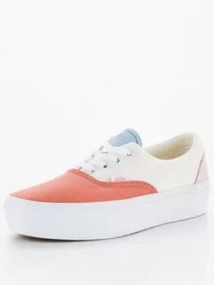 Vans Ua Era Platform, Pink/Cream, Size 4, Women