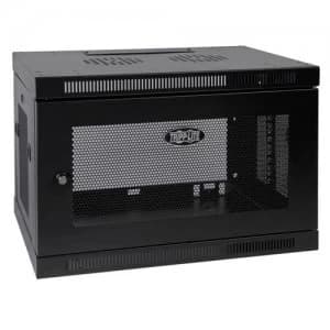 Tripp Lite SmartRack 9U Low-Profile Switch-Depth Wall-Mount Rack Enclosure Cabinet