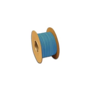 Cable Sleeving Reel, PVC Solid, 100M X 4MM Diameter - Blue - Hellermanntyton