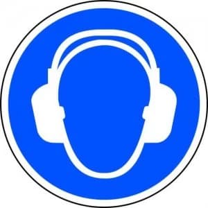 Spectrum Floor Graphic Ear Protecn Symbl