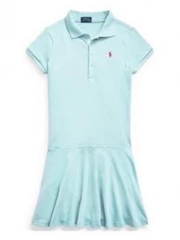 Ralph Lauren Girls Polo Shirt Dress - Blue