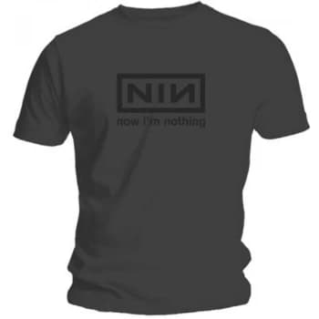 Nine Inch Nails 'Now Im Nothing' Mens Small T-Shirt - Black
