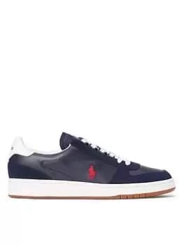 Polo Ralph Lauren Polo Court Trainers, Navy, Size 10, Men
