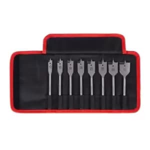 Starrett Flat Wood Drill Bit Set, 8 Piece