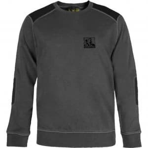Roughneck Mens Crewneck Sweatshirt Grey L