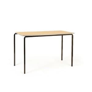 Jemini MDF Edge Beech Top Class Table With Silver Frame 1100x550x590mm