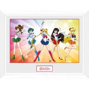 Sailor Moon Rainbow Framed Collector Print