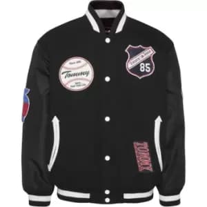Tommy Jeans Tjm Letterman Jacket - Black