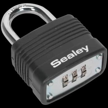 Sealey Laminated Steel Combination Padlock 40mm Standard