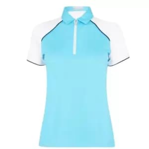 Callaway quarter Zip Blouse Ladies - Blue