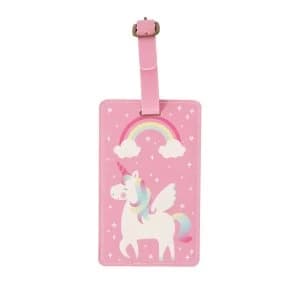 Sass & Belle Rainbow Unicorn Luggage Tag