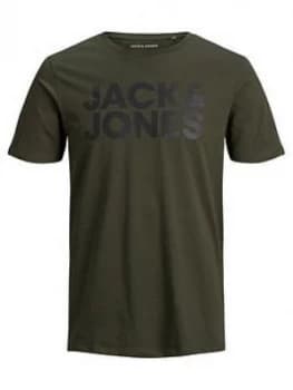 Jack & Jones Junior Boys Short Sleeve Classic Logo T-Shirt - Forest Night