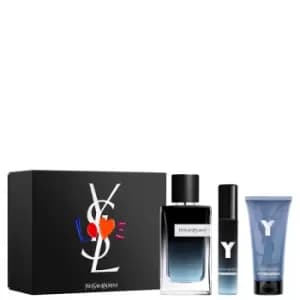 Yves Saint Laurent Y Gift Set 100ml Eau de Parfum + 10ml Eau de Parfum + 50ml Aftershave Balm